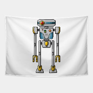 Pixel Robot 132 Tapestry