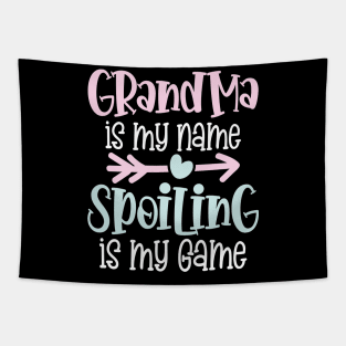 Grandma is My Name Spoiling is My Game Tapestry