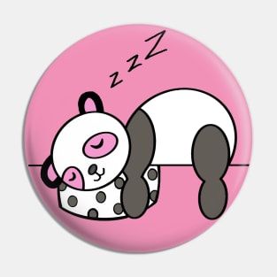 Tired panda Pin