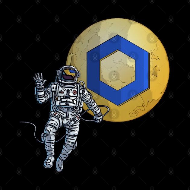 Crypto LINK Hodl Astronaut Chainlink Cryptocurrency by BitcoinSweatshirts