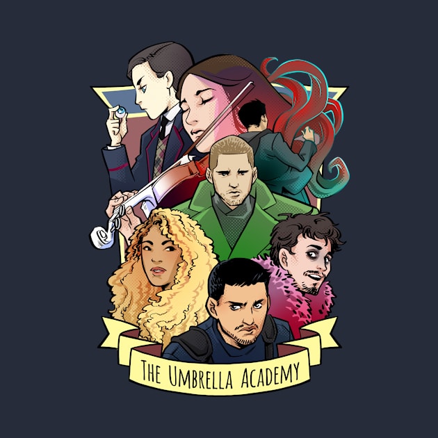 Umbrella Academy S1 by beanclam