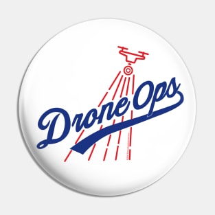 Drone Ops Baseball Pin