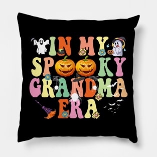 In my Spooky Grandma Era Funny Halloween Pillow