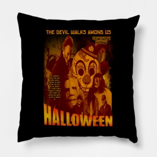 The Devil Walks Among Us. Pillow