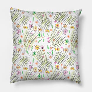 Tiny Flowers Pattern Beautiful Nature Pillow