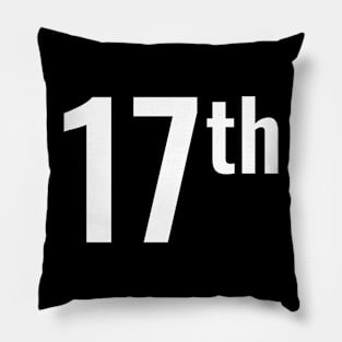 17th Pillow