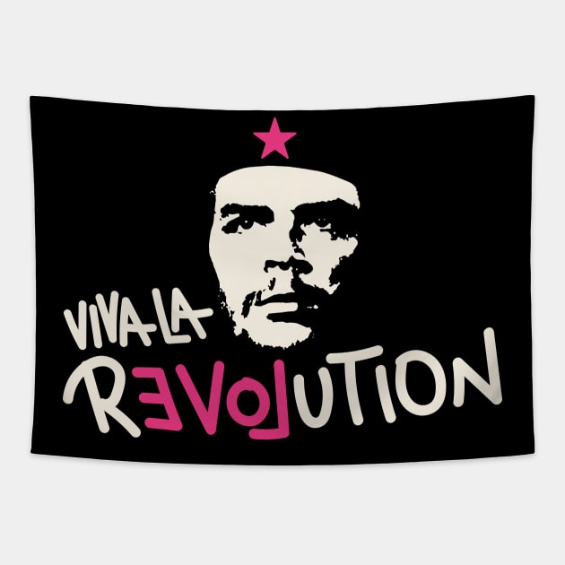 Che Guevara - viva la Revolution - hasta la victoria siempre - marxism - cuba Tapestry by Boogosh