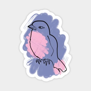 Minimalist Bird Magnet