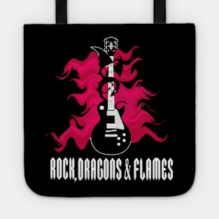 Rock, Dragons and Flames Tote