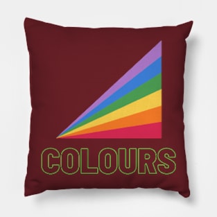 rainbow colours Pillow