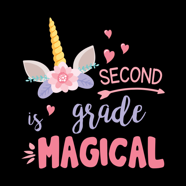 Unicorn Student Teacher Second Grade Is Magical Back School by joandraelliot