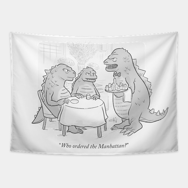 Hungry Monsters Tapestry by ellisjrosen