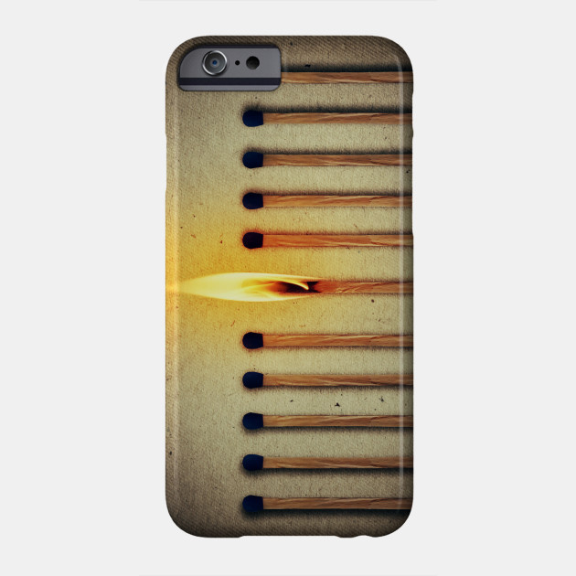 match burning alone