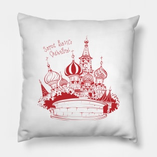 Copy of Copy of Saint Basil Cathedral in Moscow Pillow