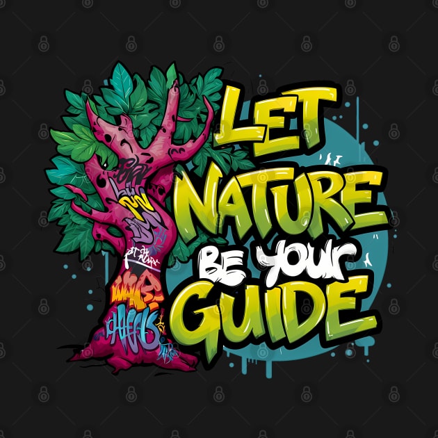 Let Nature Be Your Guide, Nature Graffiti Design by RazorDesign234