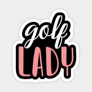 golf lady - golf girl Magnet