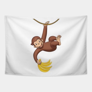Curious George Birthday Tapestry