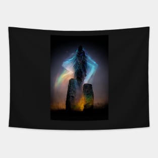 Shaman and Standing stones Tapestry