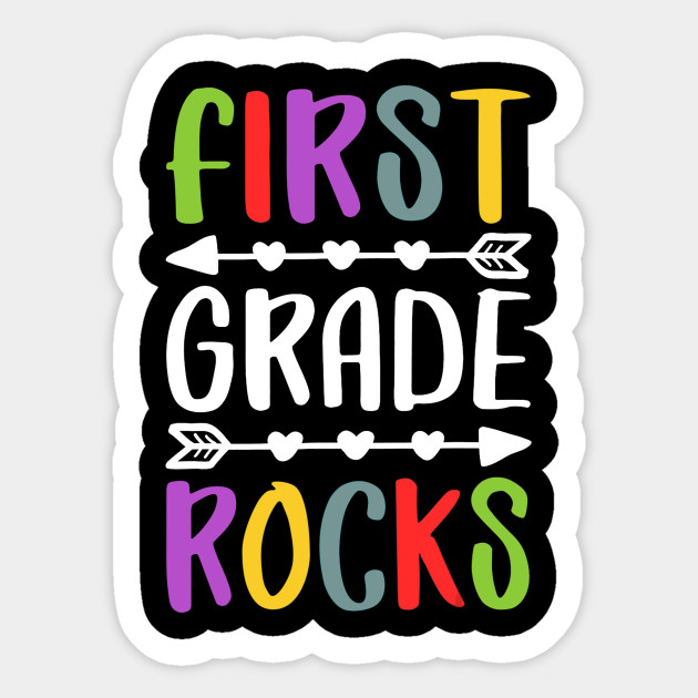 First Grade Rocks T Shirt 1st Grade Back To School Gift First