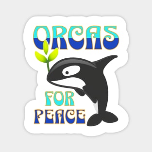 Orcas for Peace Magnet