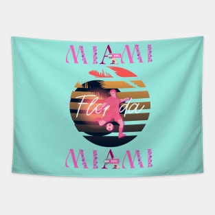 Miami soccer Tapestry