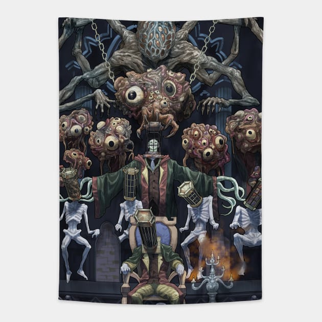 The Nightmare Frontier Tapestry by alefarfer