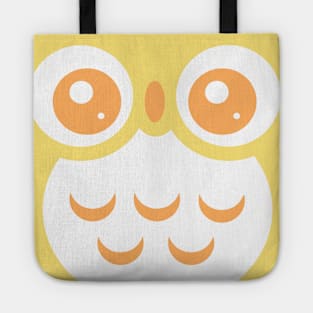 Yellow Cute baby Owl Tote