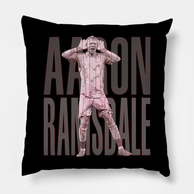 aaron ramsdale Pillow by StoneSoccer