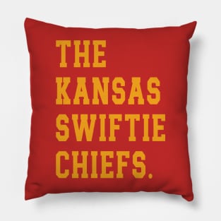 The Kansas Swiftie Chiefs. v7 Pillow