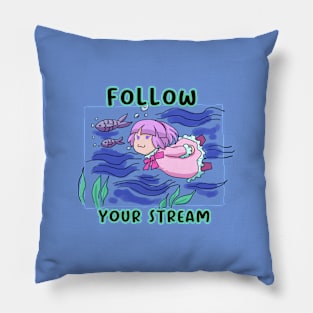 Follow Your Stream Pillow