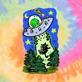 Kitty Cat Alien Abduction T-Shirt