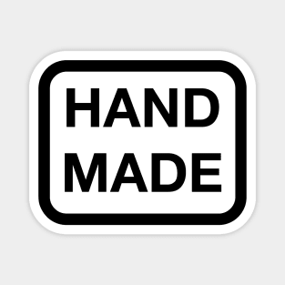 Hand Made (Black Ink) Magnet