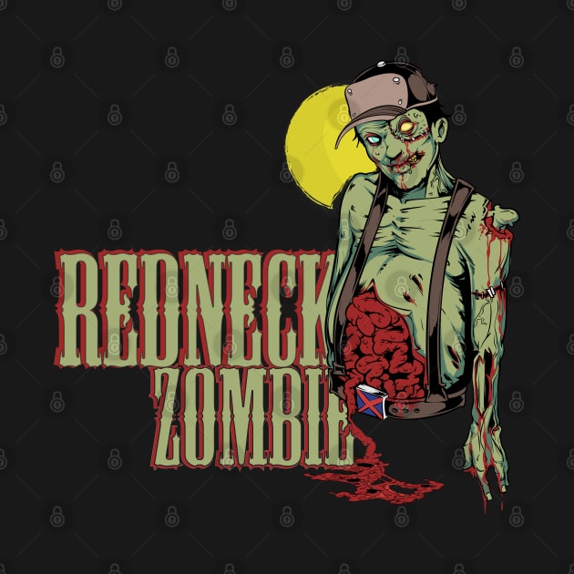 Redneck Zombie by Dark Planet Tees