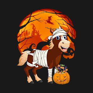 Horse mummy pumpkin T-Shirt