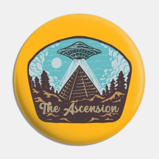 UFO Pyramid Dessert Ascension Pin