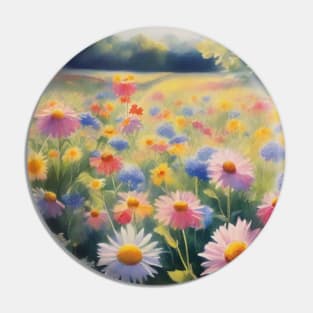 Flower field Pin