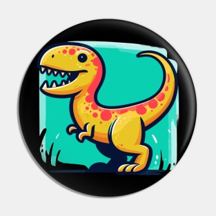 Cute cartoon trex Pin