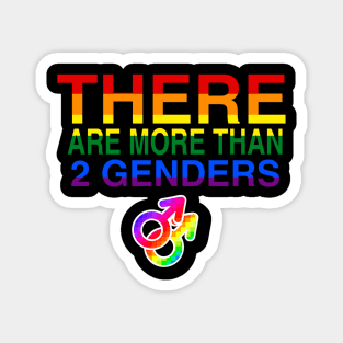 Cool Gift - There Are More Than Two Genders Magnet