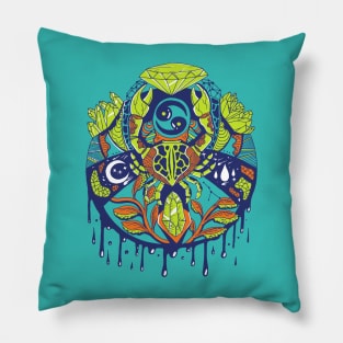 Tetradic Mystic Cancer Pillow