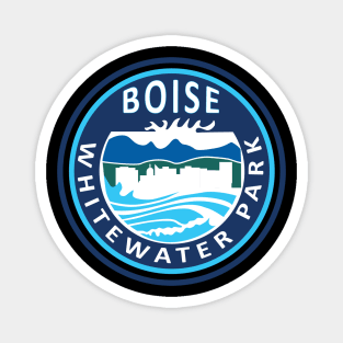 Boise Whitewater Park unofficial color logo Magnet