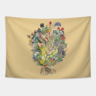 Botanical Arrangement Tapestry