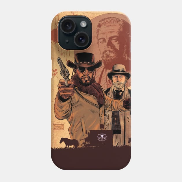 Django Unchained Phone Case by Davide Lopez Art