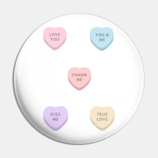 valentine's candy Pin