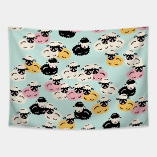 Cute Sheep Pattern Tapestry