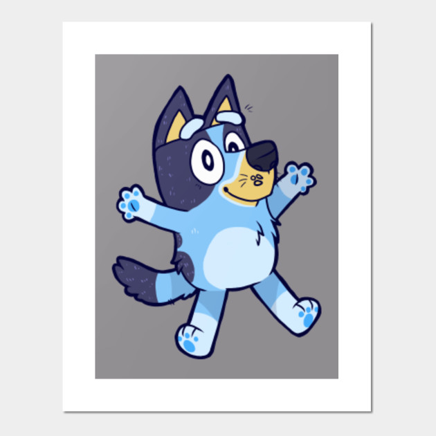 bluey dog posters and art prints teepublic