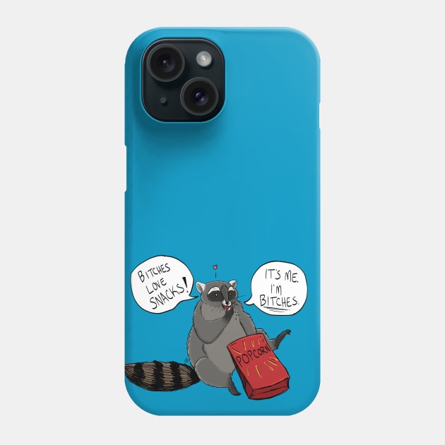 Loves Snacks Phone Case by manicgremlin