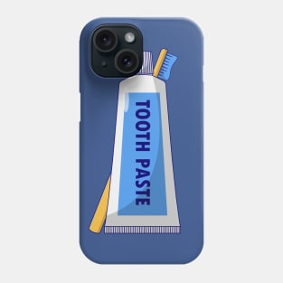 Toothpaste and Toothbrush Phone Case