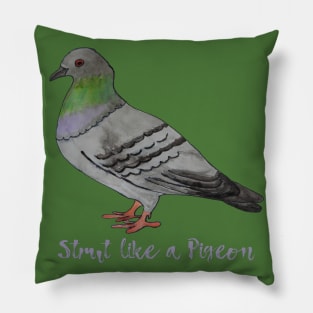 Strut Like a Pigeon Pillow