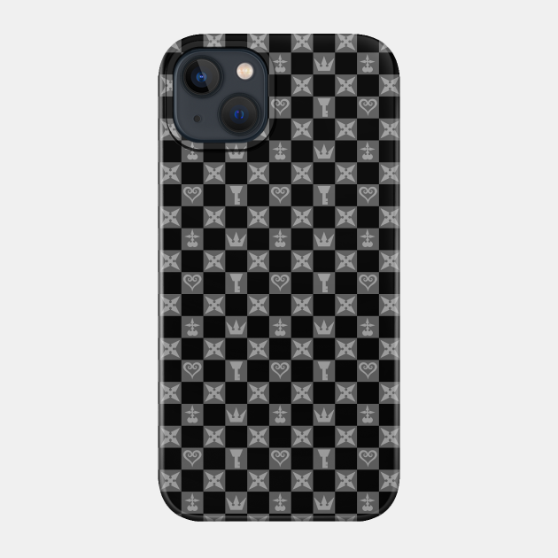 KH Checker Pattern - Kingdom Hearts - Phone Case