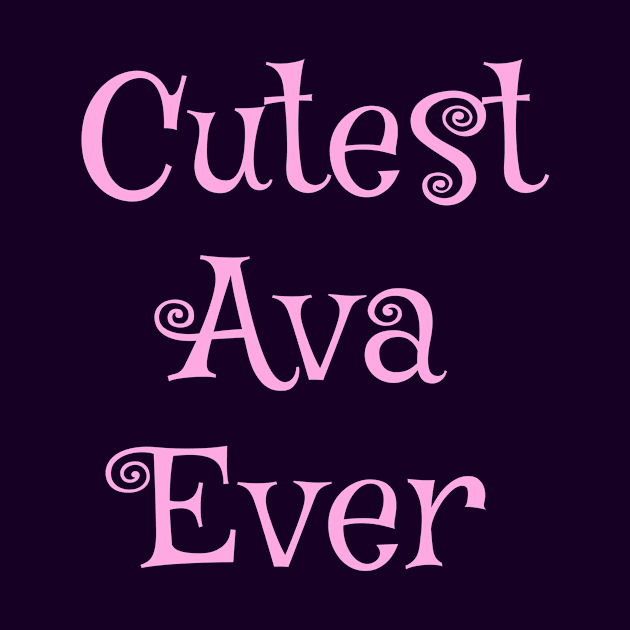 Cutest Ava ever. Personalized  text design by Zimart